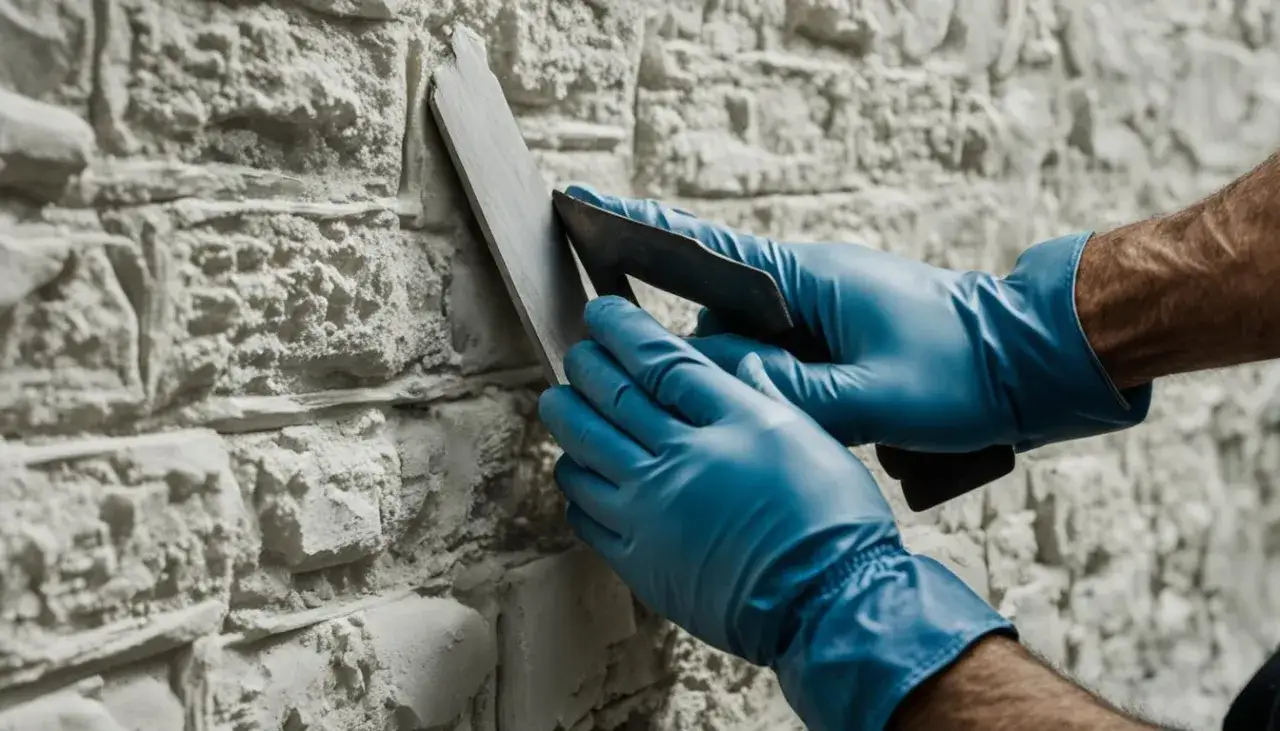 Zdjęcie Jak usunąć klej z kamienia dekoracyjnego? Bezpieczne metody