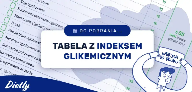 Zdjęcie Tabela indeksu glikemicznego PDF - jak uniknąć wzrostu cukru we krwi