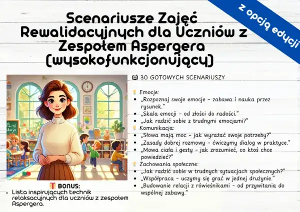 Zdjęcie Gotowe scenariusze zajęć dla pedagoga: wsparcie i inspiracja