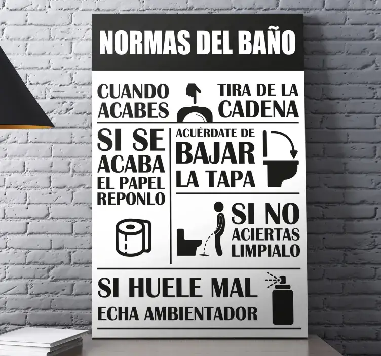 Zdjęcie Cuadros para ba&ntilde;o: Elige y protege tu arte de la humedad con estilo