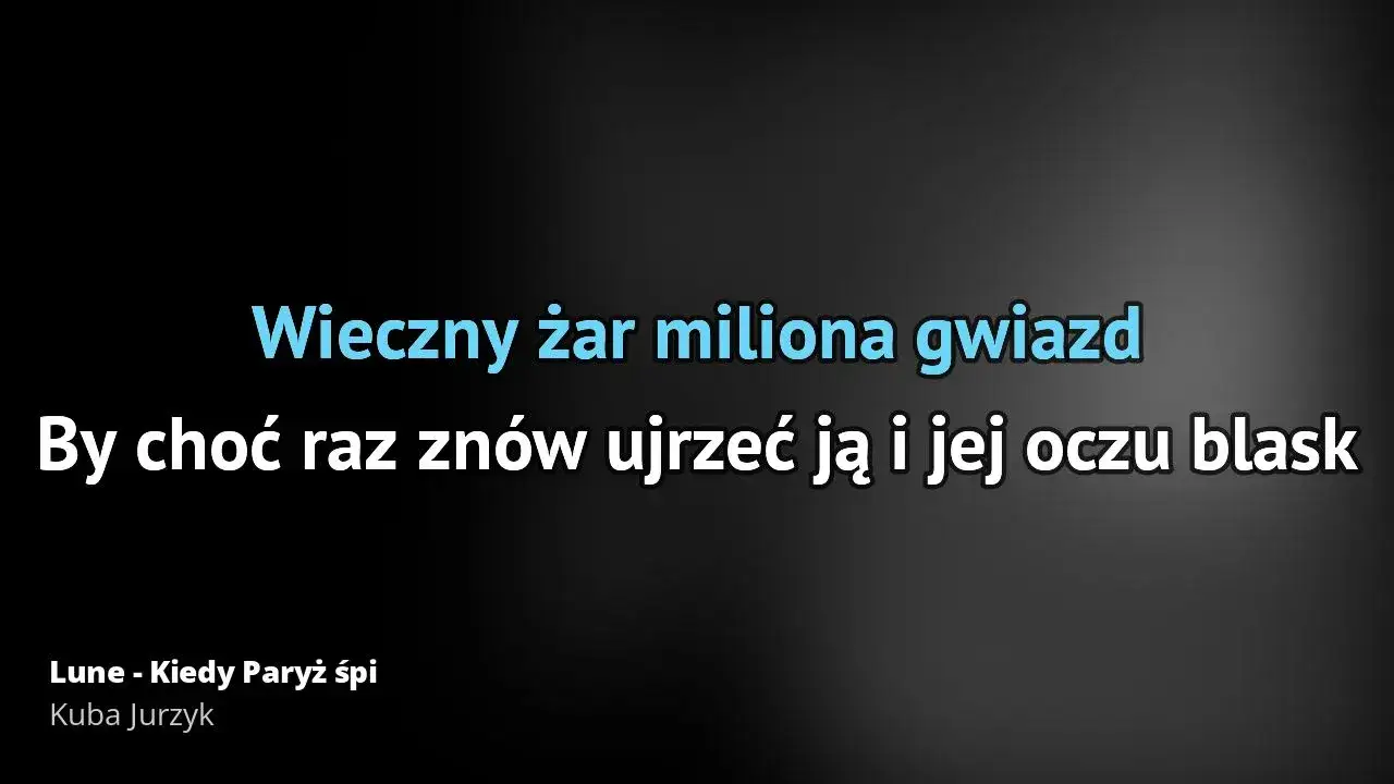 Zdjęcie Kiedy Paryż śpi - odkryj smutek i piękno w piosence Kuby Jurzyka