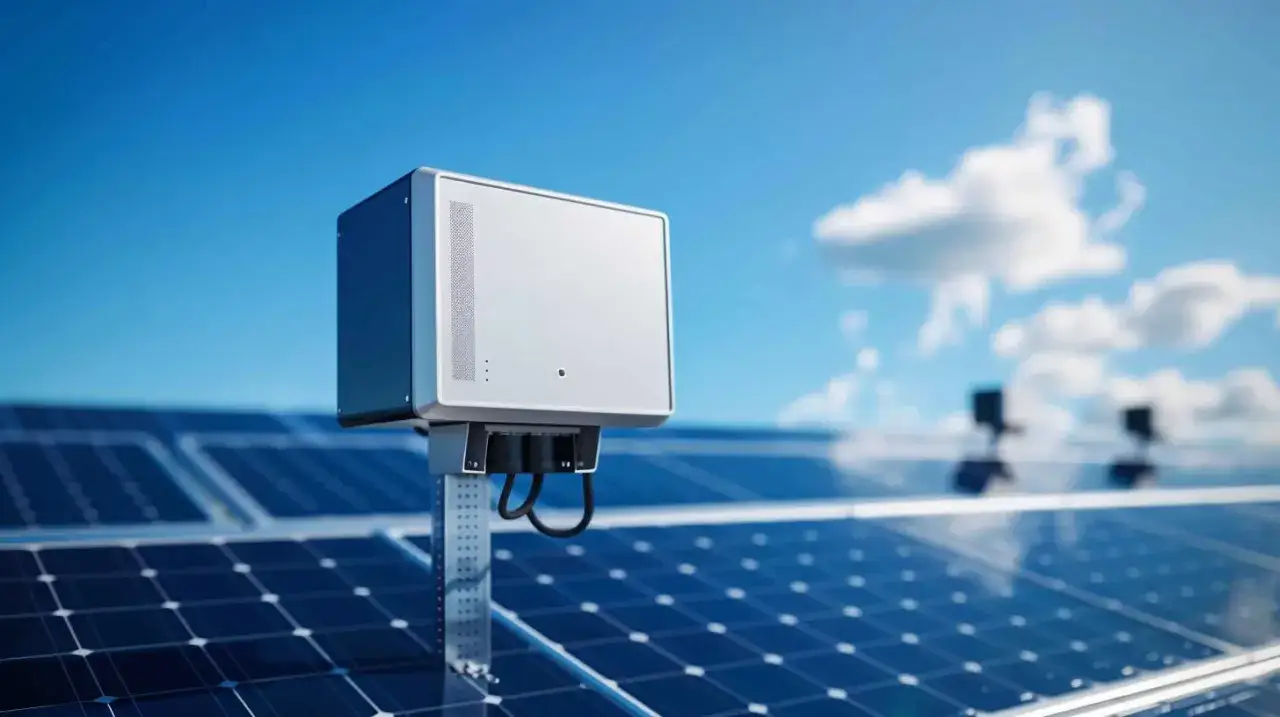 Zdjęcie Panel z mikroinwerterem - Jak działa mikroinwerter na 4 panele?