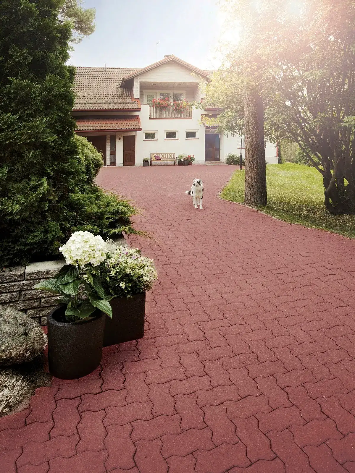 Zdjęcie Jaką kostkę brukową wybrać do brązowego dachu, aby uniknąć błędów?