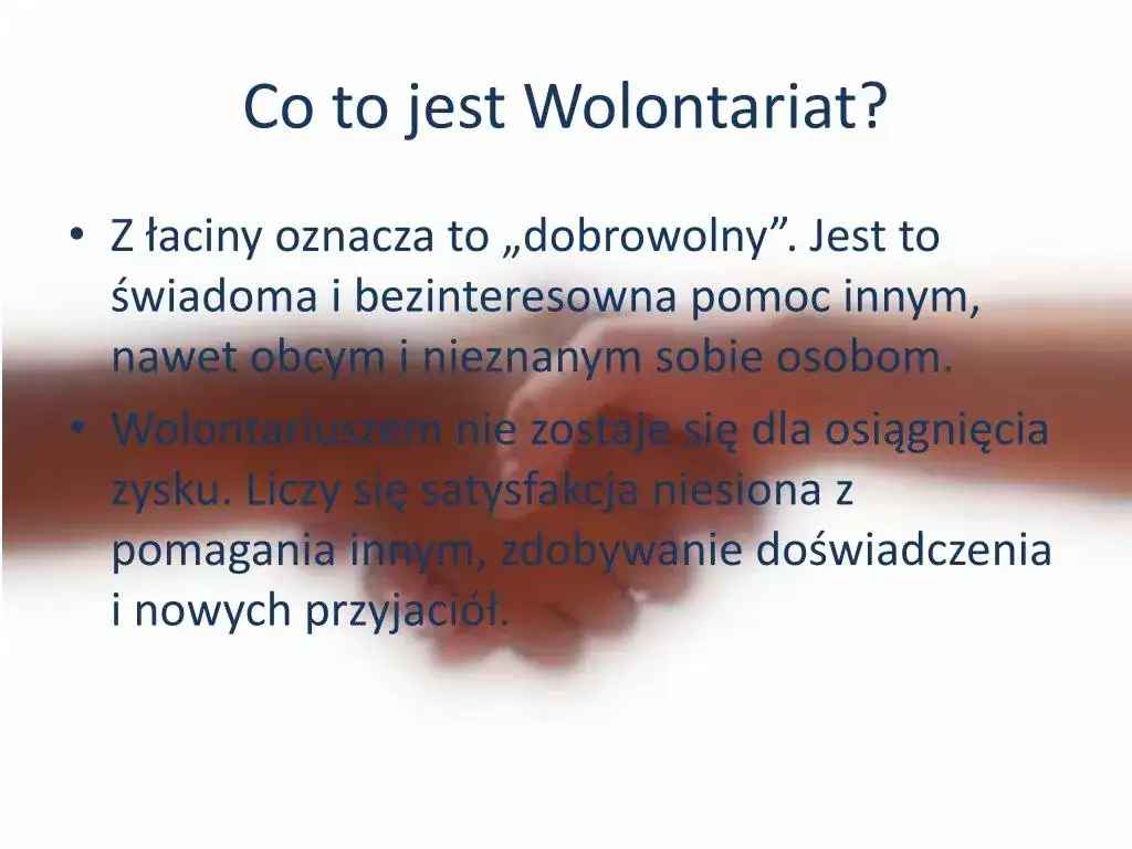 Zdjęcie Co to jest wolontariat i dlaczego warto zostać wolontariuszem