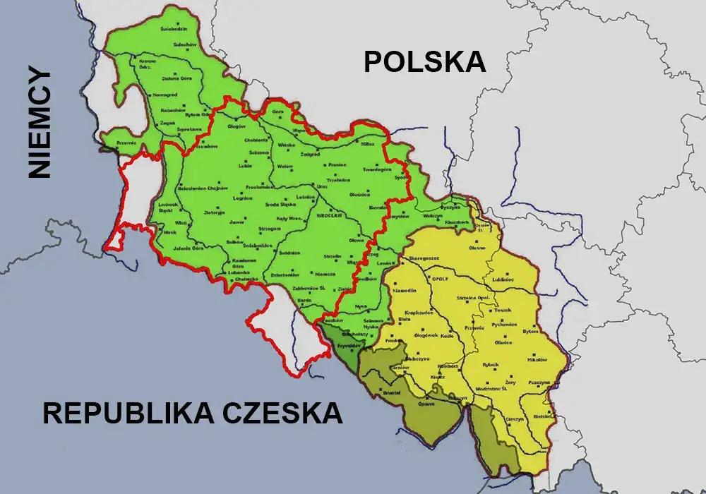 Zdjęcie Gdzie jest Dolny Śląsk: kompletna mapa regionu z opisem granic Polski