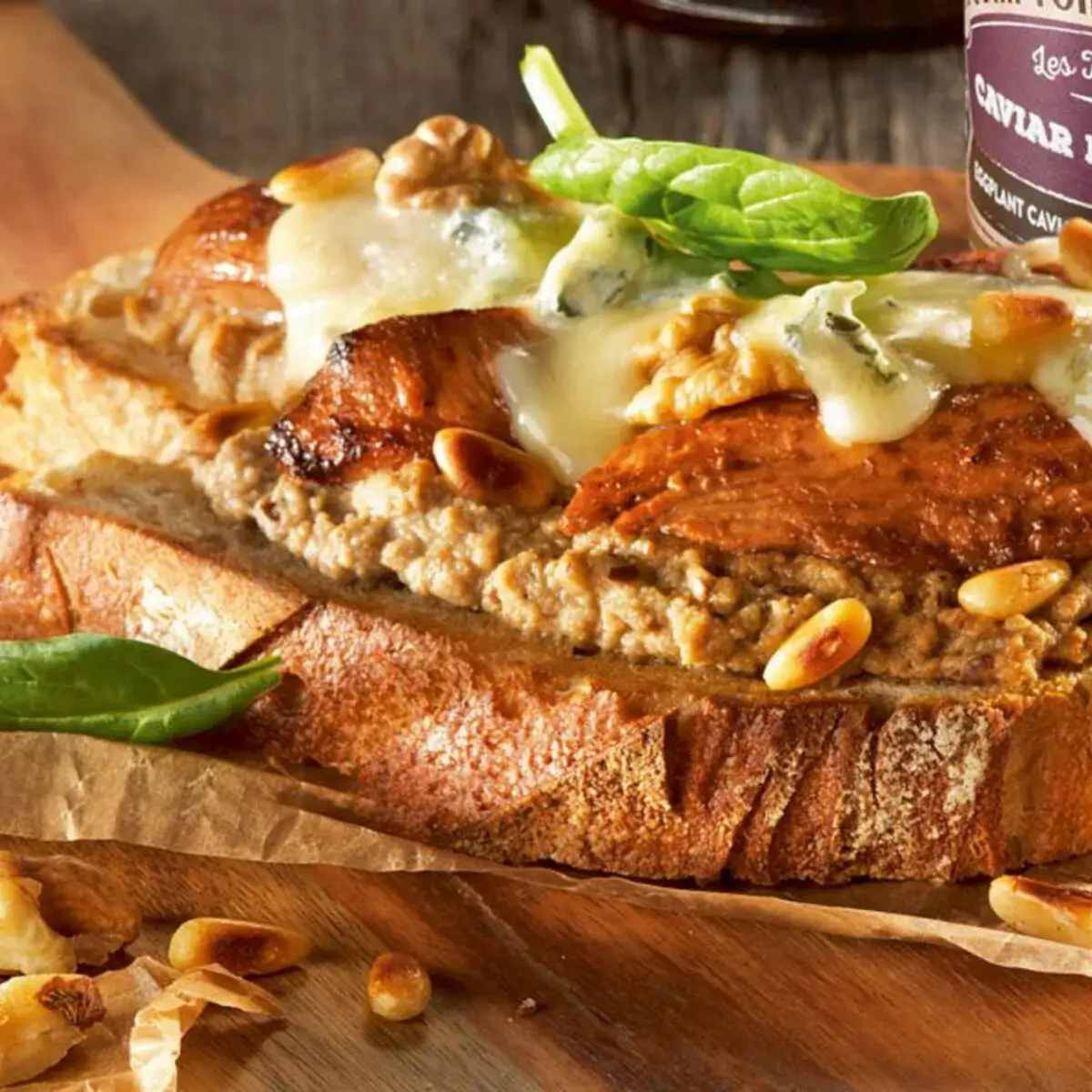 Zdjęcie Recette simple de tartine grillée au four pour un repas savoureux