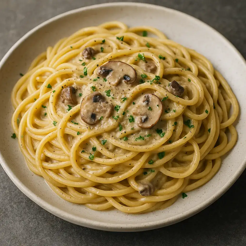 Zdjęcie Prosty przepis na spaghetti funghi, które zachwyci Twoje kubki smakowe