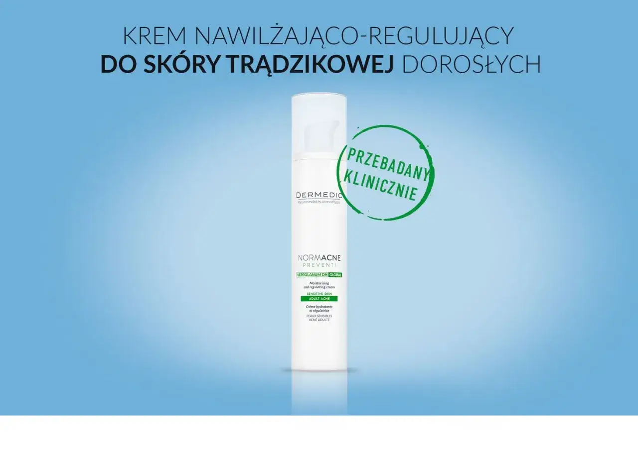 Zdjęcie Dermedic Normacne krem niwelujący niedoskonałości na noc - skuteczność i skład