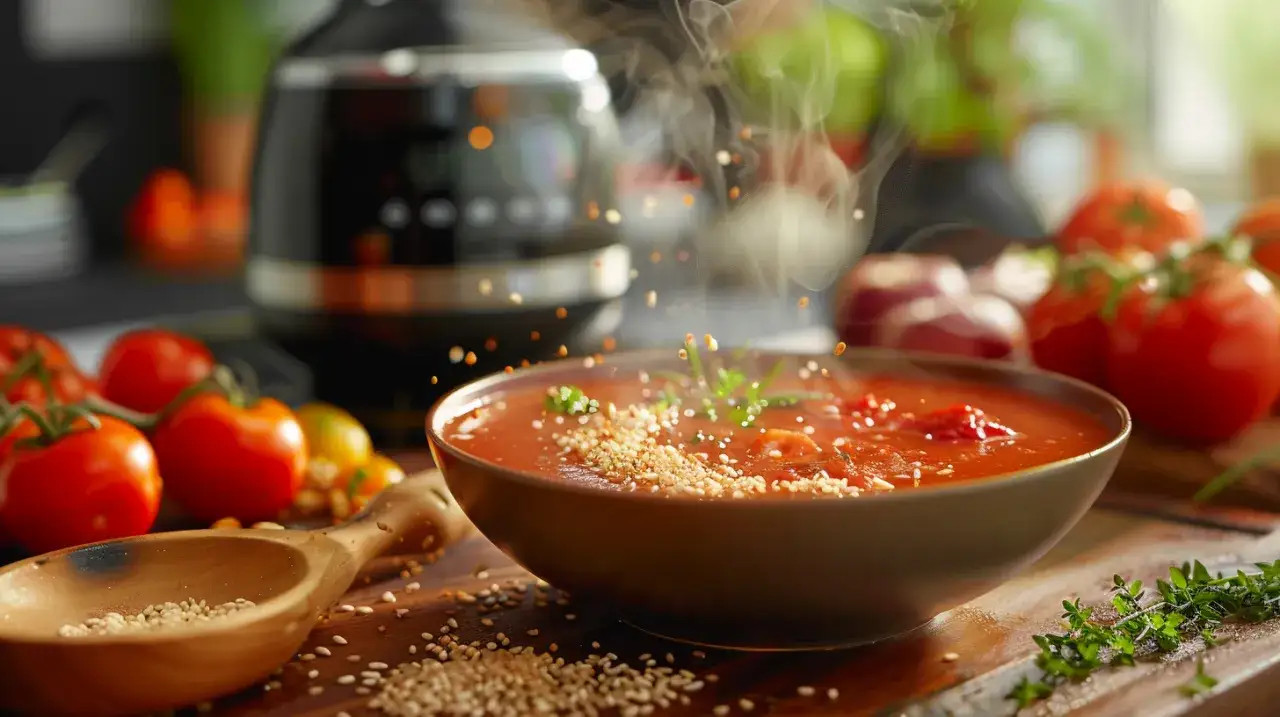 Zdjęcie Zupa pomidorowa z ryżem: przepis dla rodziny, który zawsze się udaje!