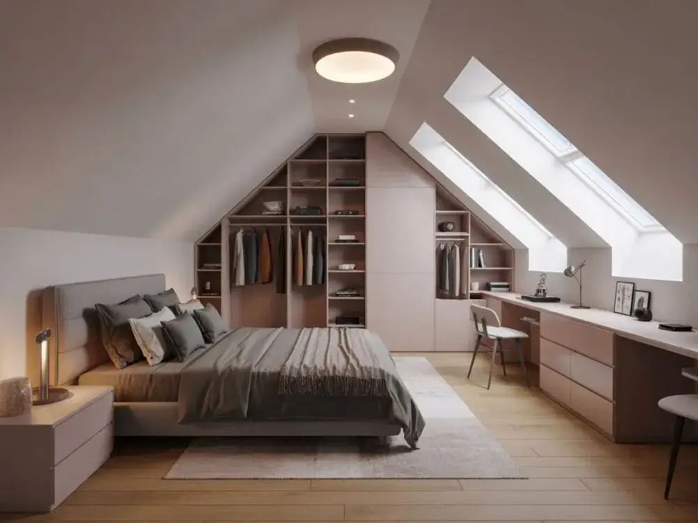 Zdjęcie Jakie kolory na poddasze, które optycznie powiększą przestrzeń?