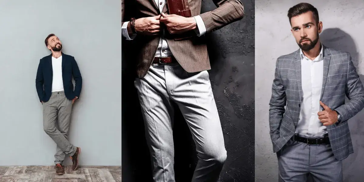 Zdjęcie Jakie spodnie do szarej koszuli? Odkryj idealne połączenia stylowe