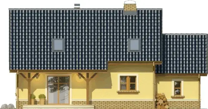 Zdjęcie Dom Granat z garażem - Fascynujące zdjęcia projektu i wnętrz