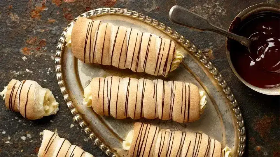 Zdjęcie Przepis na rurki z ciasta półfrancuskiego, które zachwycą Twoich gości