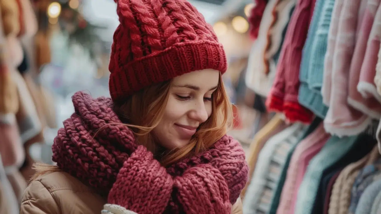 Zdjęcie Modne szaliki, czapki i rękawiczki damskie na zimę - trendy 2025