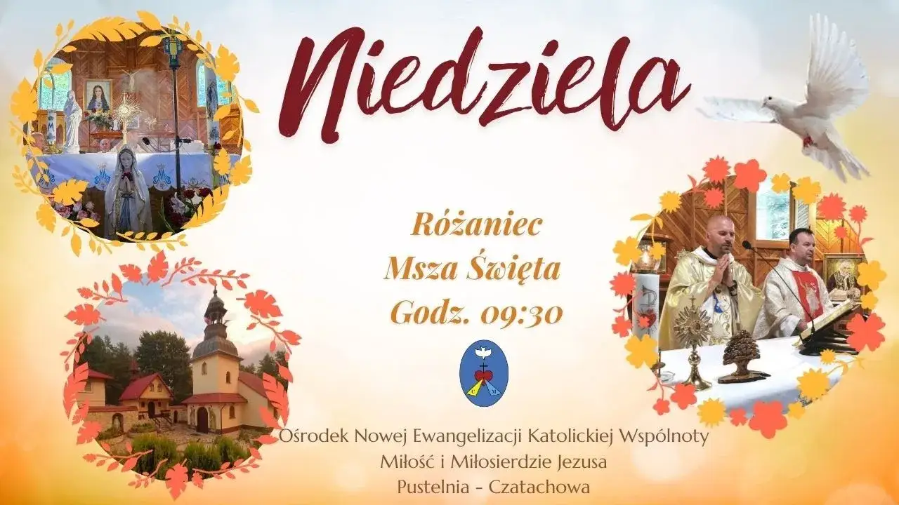 Zdjęcie Aktualne ogłoszenia z Kalwarii Wielewskiej: porządek mszy i nabożeństw