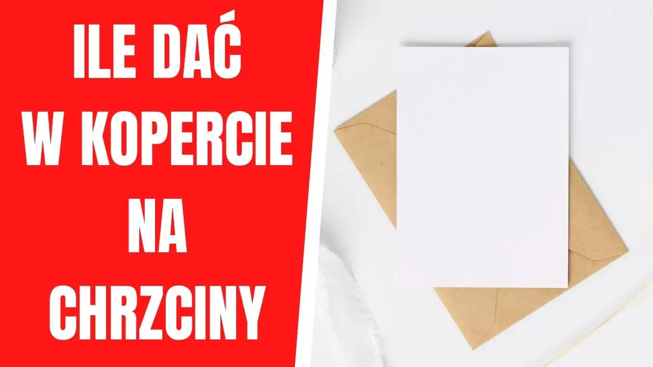 Zdjęcie Ile na chrzciny jako gość – ile pieniędzy warto włożyć do koperty?