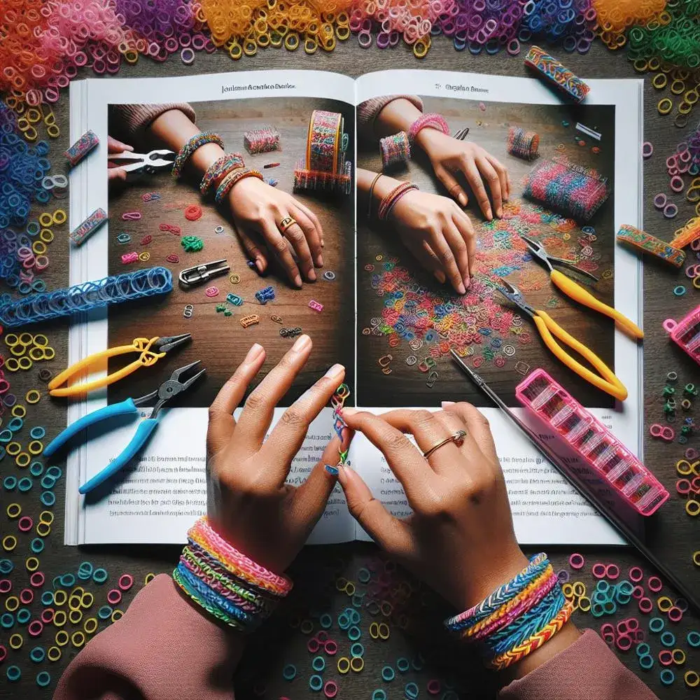 Zdjęcie Jak zrobić bransoletkę z gumek - prosta instrukcja krok po kroku