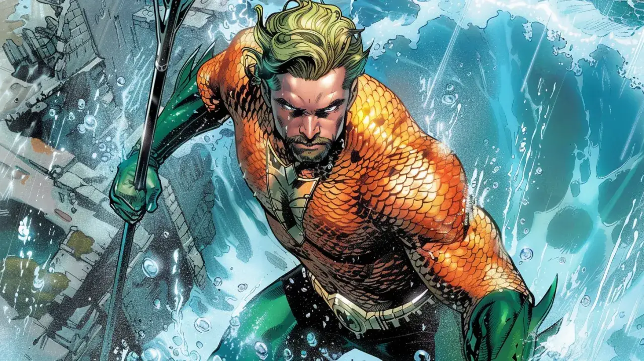 Zdjęcie Komiks Aquaman - recenzja przygód superbohatera z morskimi mocami.