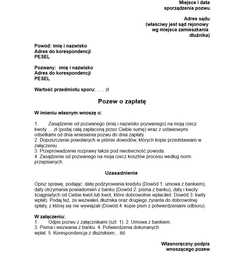 Zdjęcie Jak napisać pozew o zapłatę i uniknąć błędów w procesie?