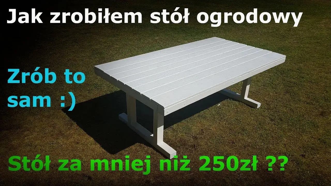 Zdjęcie Jak zrobić stół do ogrodu, aby zaoszczędzić na kosztach i czasie