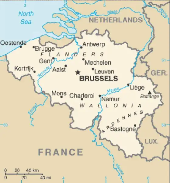 Zdjęcie Gdzie leży Belgia? Odkryj jej lokalizację i sąsiednie kraje