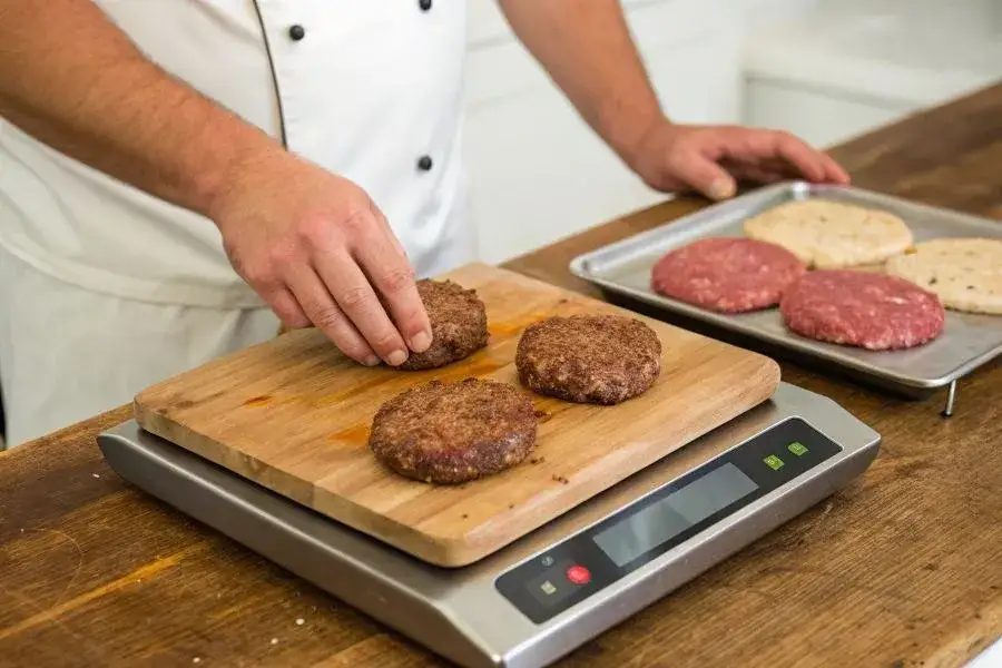 Zdjęcie Ile waży burger? Por&oacute;wnanie wagi r&oacute;żnych rodzaj&oacute;w burger&oacute;w