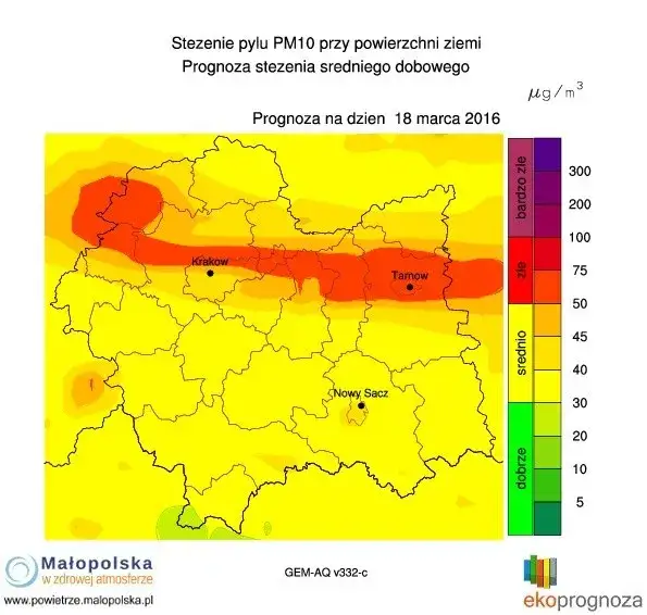 Zdjęcie Jakie jest dzisiaj zanieczyszczenie powietrza w Krakowie? Sprawdź teraz!