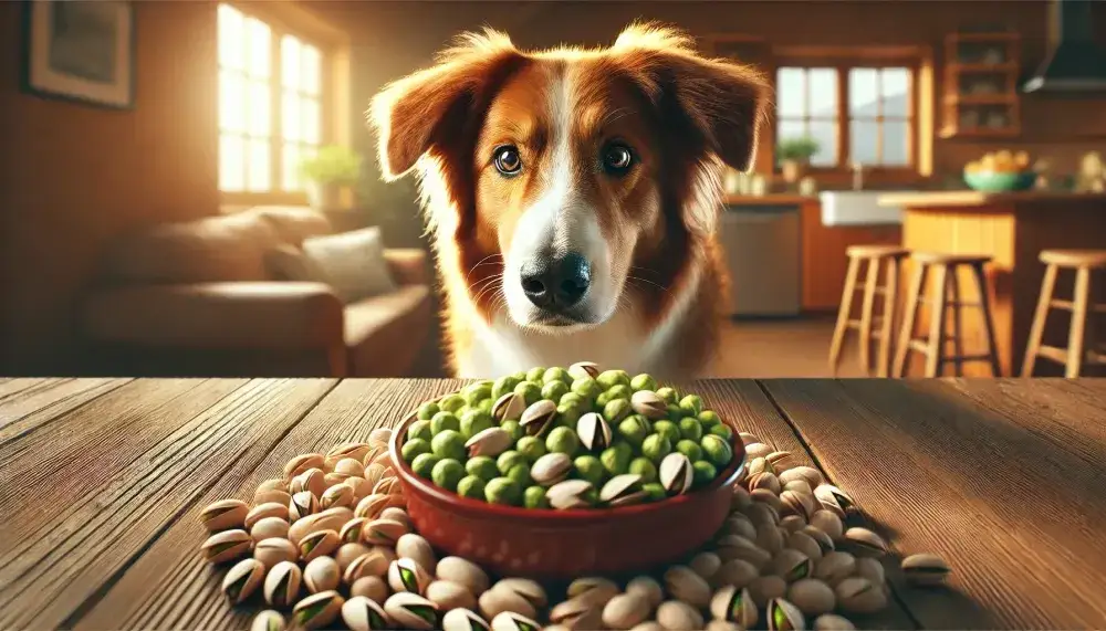 Zdjęcie Czy pies może jeść pistacje - poznaj fakty i zasady bezpiecznego karmienia