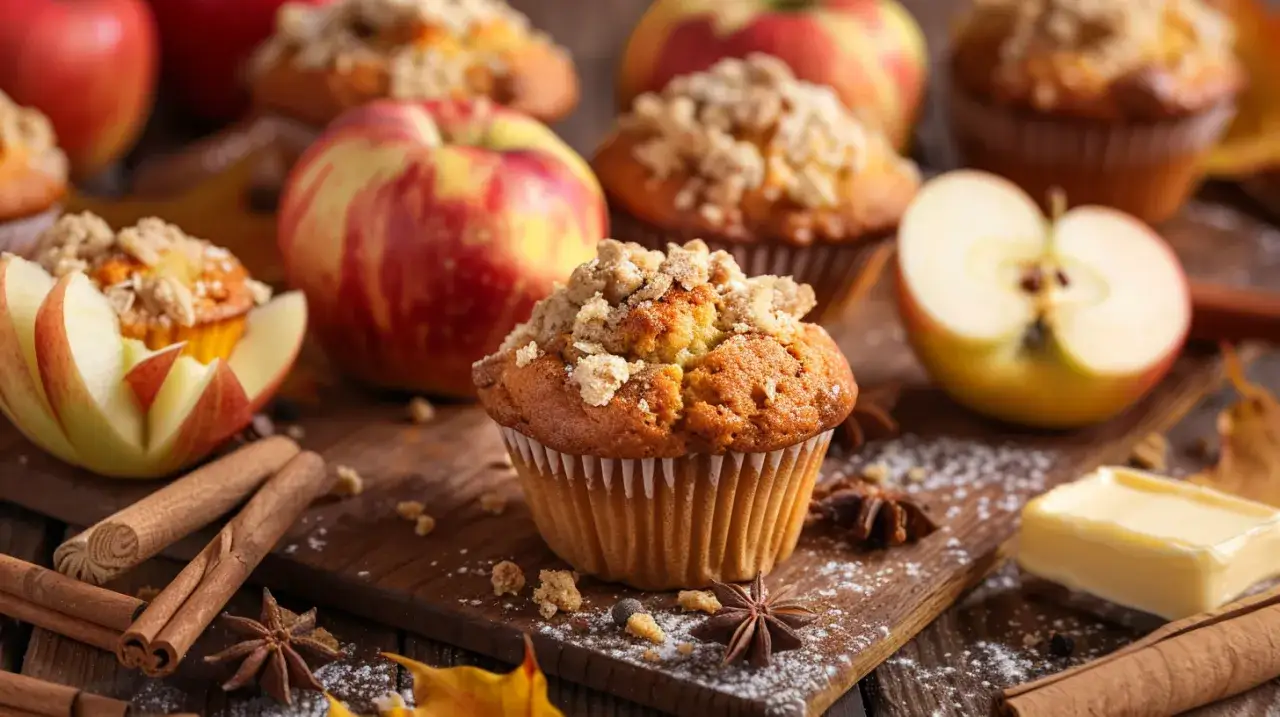 Zdjęcie Muffinki z masłem i jabłkami: Oto idealny przepis na jesień dla rodziny