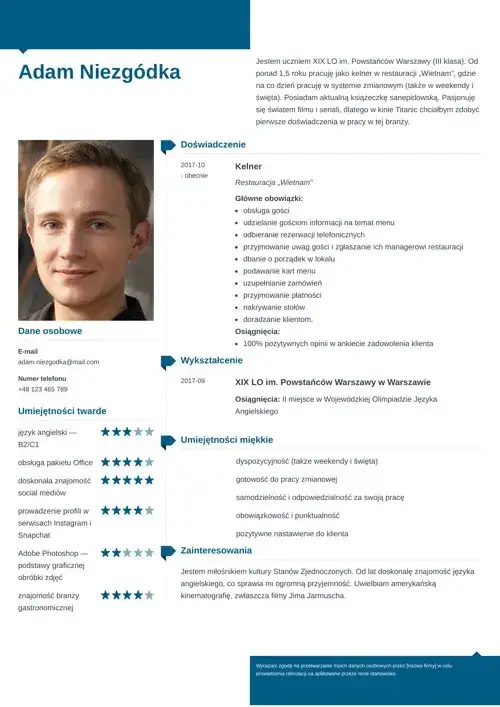Zdjęcie Jak napisać CV po szkole zawodowej, aby wyróżnić się na rynku pracy