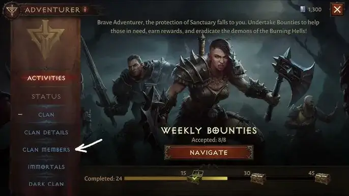 Zdjęcie Jak łatwo wyjść z klanu w Diablo Immortal bez konsekwencji – krok po kroku