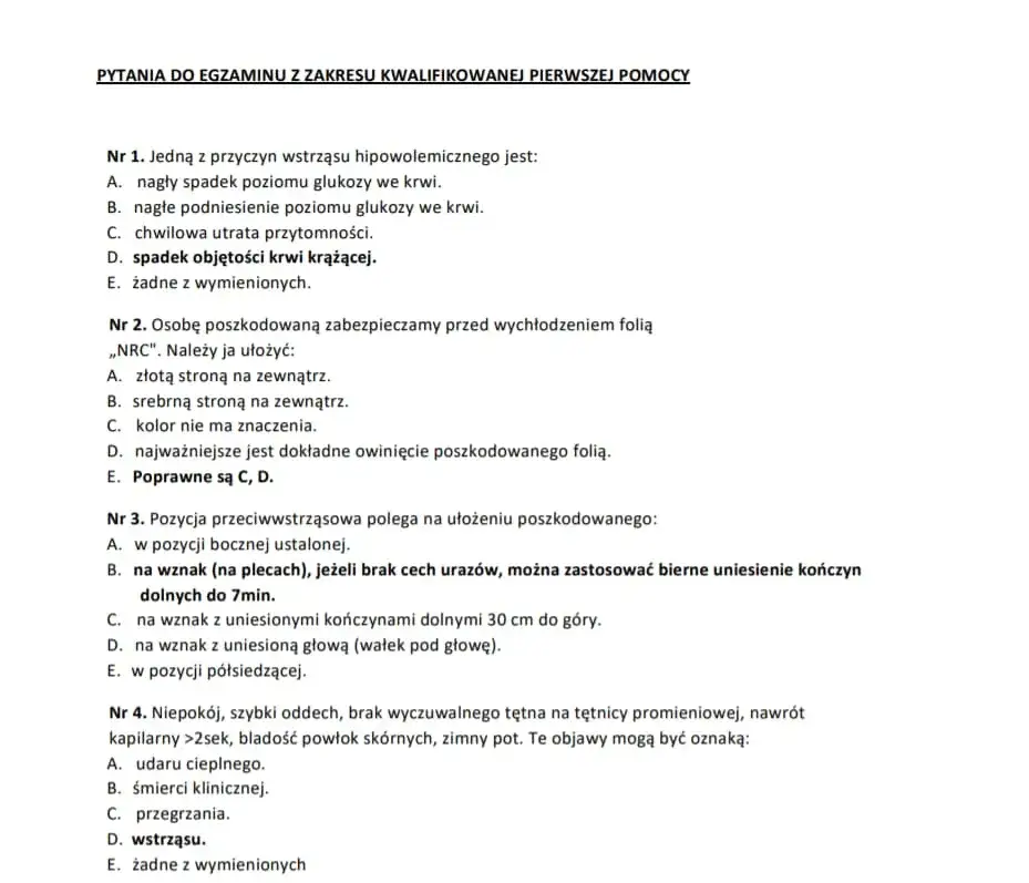 Zdjęcie Egzamin pierwszej pomocy: Wymagania, przebieg i przygotowanie