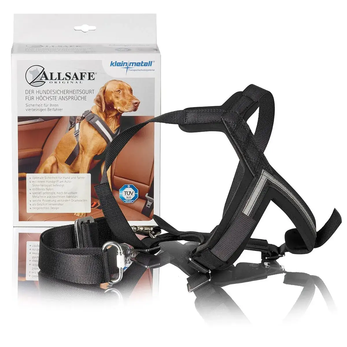 Zdjęcie Sicherheitsgurt Hund ADAC: Schützen Sie Ihren Hund im Auto effektiv