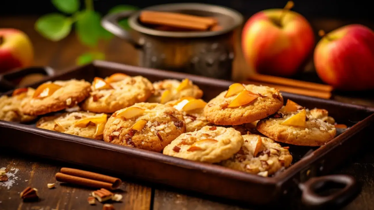 Ciastka z jabłkami - pyszne kruche ciasteczka z jabłkiem