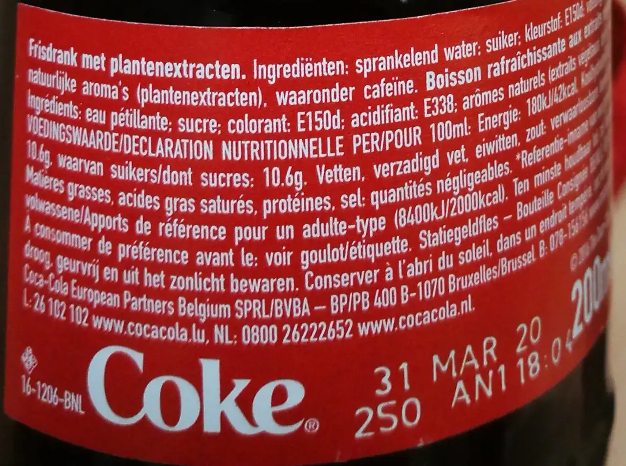 Zdjęcie Ingrédients de Coca-Cola : ce que vous ignorez sur sa composition