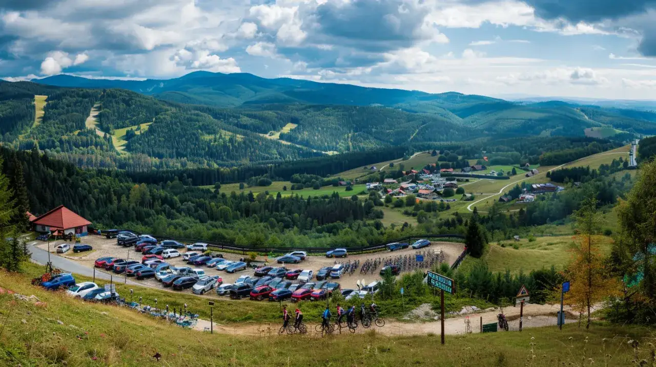 Zdjęcie Góra Żar: Gdzie zaparkować, by uniknąć stresu przed wycieczką?