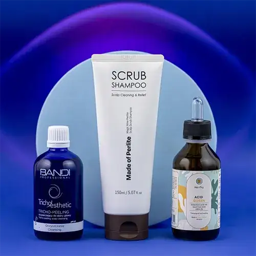 Zdjęcie Jak wybrać peeling do skóry głowy, aby uniknąć podrażnień?
