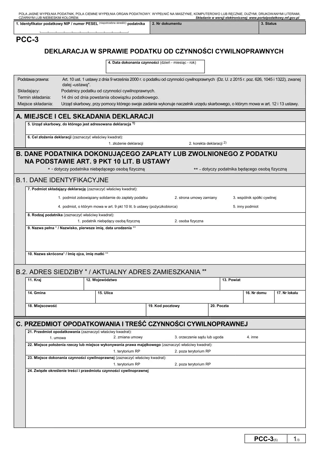 Zdjęcie Czy do PCC-3 trzeba dołączyć umowę pożyczki? Sprawdź, co musisz wiedzieć!