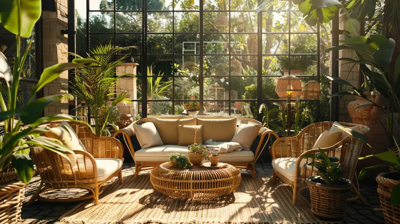 Zdjęcie Dlaczego meble z rattanu są tak popularne w aranżacji tarasu?