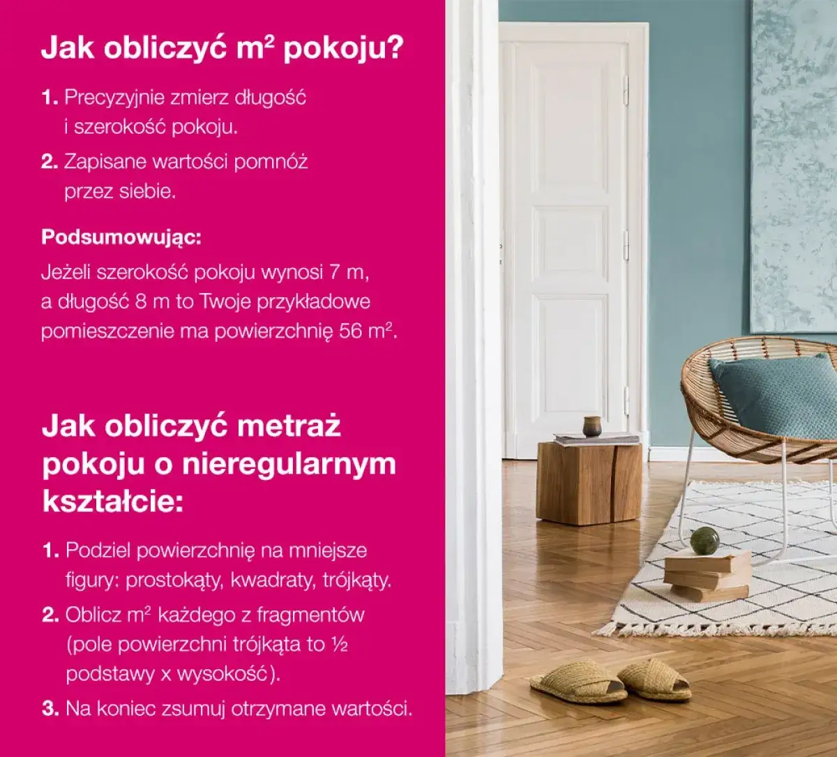 Zdjęcie Jak obliczyć metry kwadratowe ściany i nie popełnić błędów: prosty poradnik