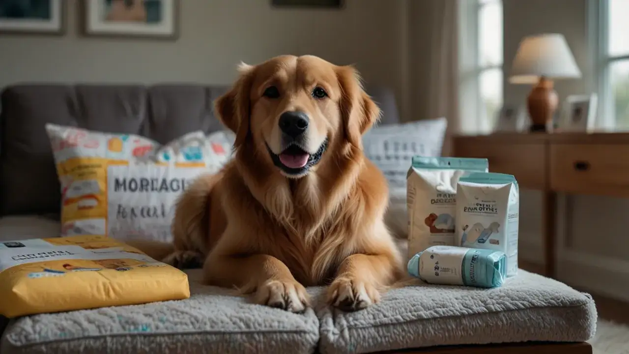 Zdjęcie Jak prawidłowo dobrać pieluchy dla starego psa - porady weterynarza