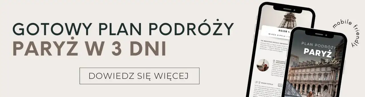 Zdjęcie Mapa atrakcji Paryża - łatwe planowanie zwiedzania bez stresu