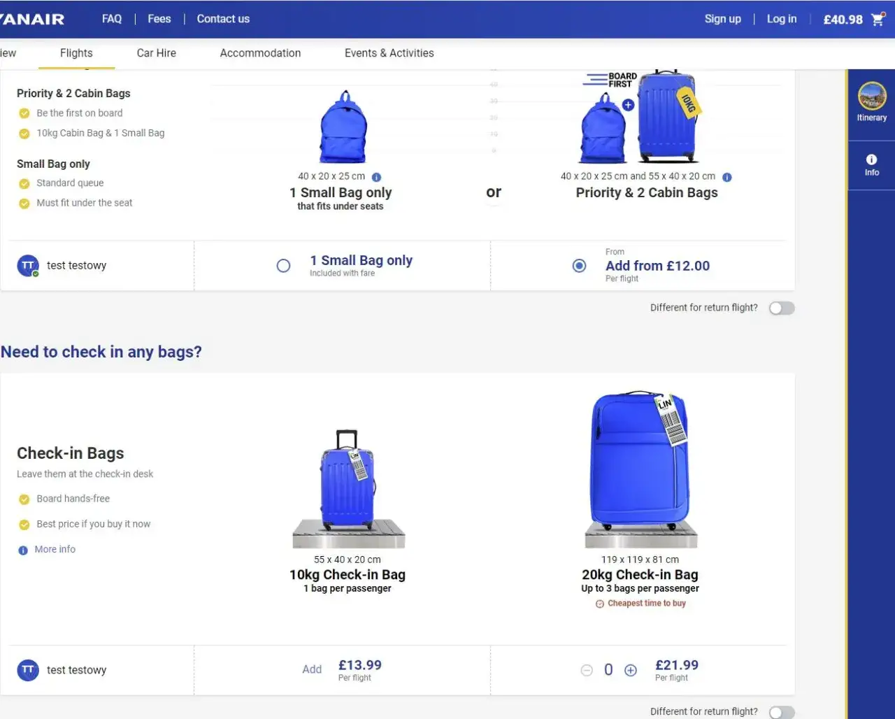Zdjęcie Jak kupić taniej bagaż Ryanair i uniknąć wysokich kosztów