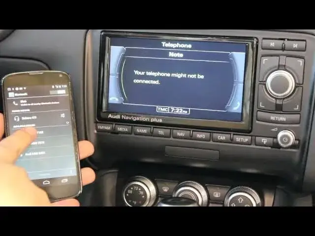 Jak łatwo połączyć telefon z audi navigation plus przez bluetooth