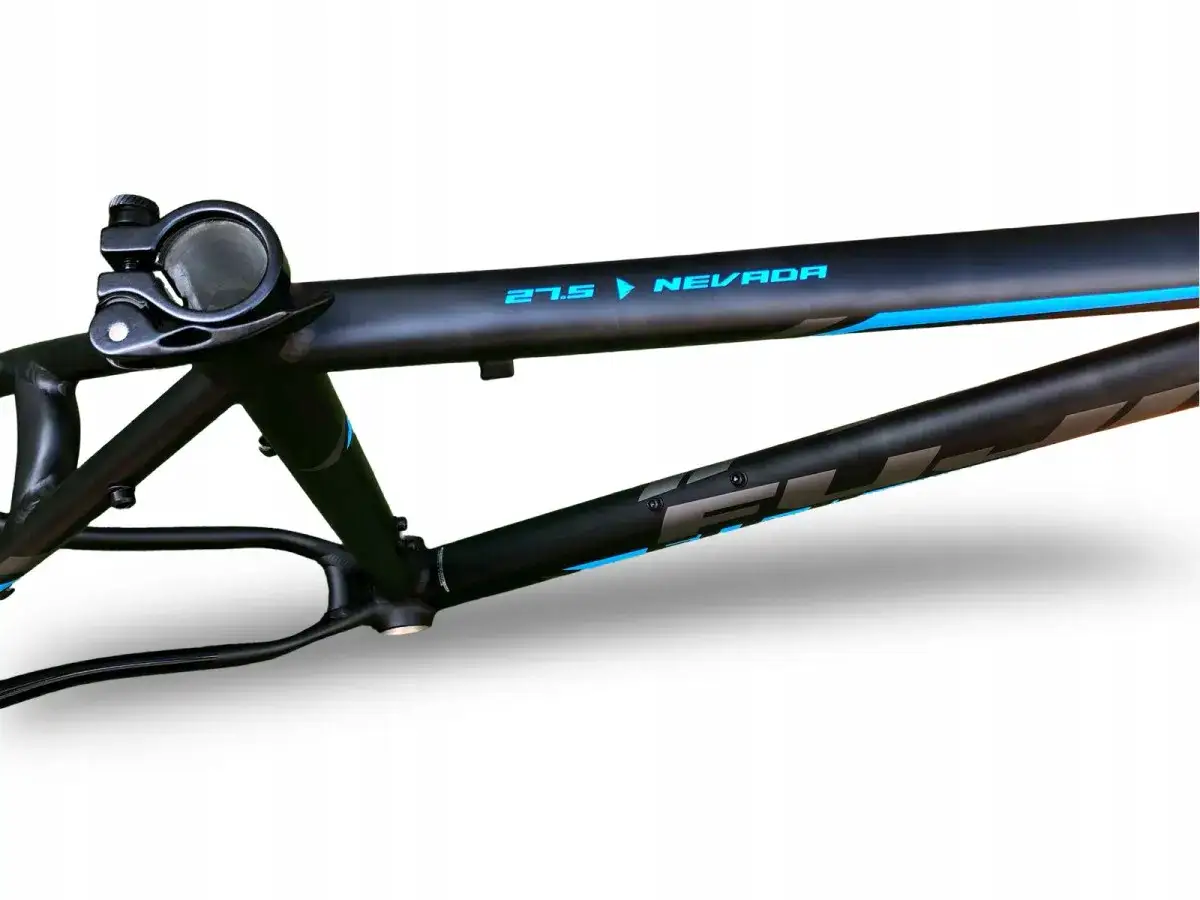 Czarna rama rowerowa Nevada 27.5 cala, idealna dla osób o wzroście ok. 175-185 cm.