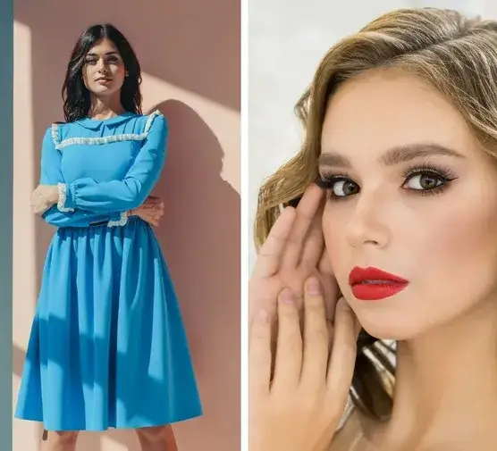 Jaki makijaż do chabrowej sukienki, aby zachwycić na każdej okazji