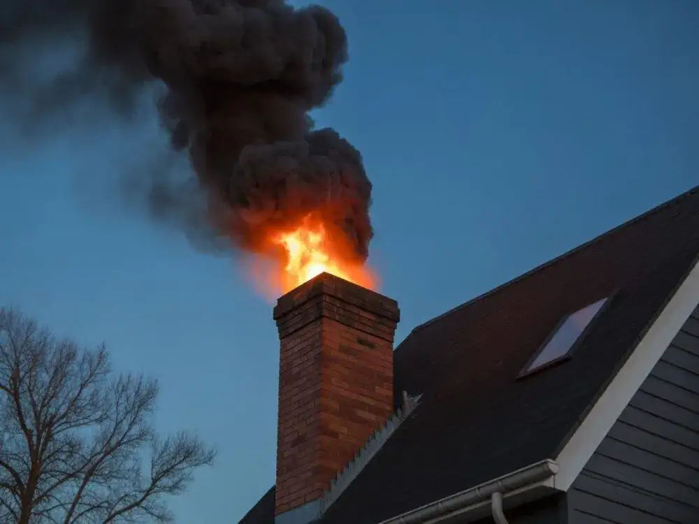 Jak rozpoznać pożar sadzy w kominie i uniknąć zagrożenia