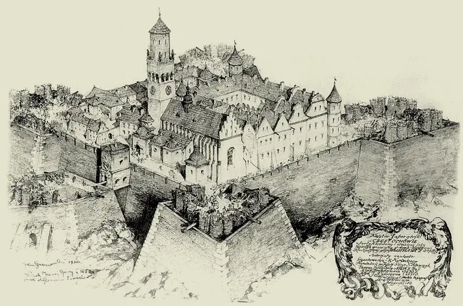 W którym wieku powstał klasztor na Jasnej Górze w Częstochowie?