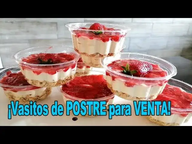 Vasitos de postre: Recetas fáciles, sin horno y rentables para vender