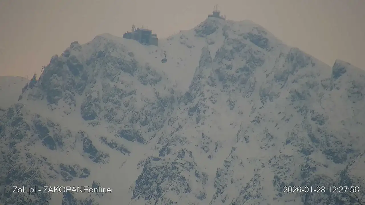 Kasprowy Wierch na żywo: Czy dziś warto wjechać? Kamery online!